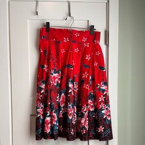 Deadly Dames Box Pleat Skirt - Large - EUC